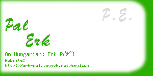 pal erk business card